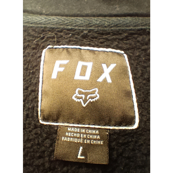 Fox Racing Pro Circuit Men’s Large Hoodie Full Zip Black Sweatshirt MotoX - Picture 8 of 9